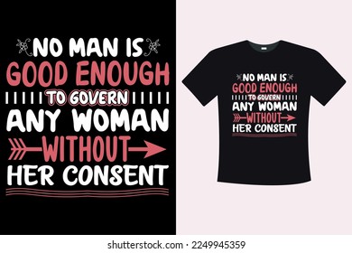 Women's day T-Shirt Design. Happy Women's Day, 8th march. Vector calligraphic illustration for greeting cards, banners, posters, prints, t-shirts.