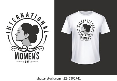 women's day t-shirt design vector