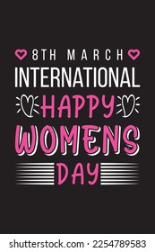 Women's Day T-Shirt Design Vector