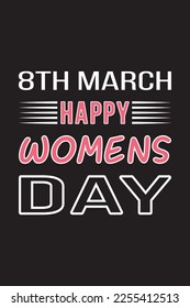 Women's Day T-shirt Design Vector