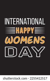 Women's Day T-shirt Design Vector