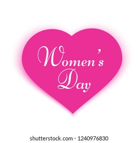 Women's Day vector card. Perfect for prints,flyers,banners, invitations, promotions and more.Vector spring illustration. 