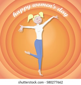 Women's day vector illustration