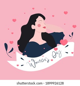 Women's Day vector templates for card, poster, flyer, etc.