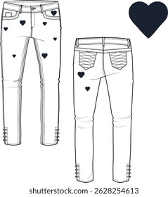 women's denim pants design. fashion models, fashion design and more