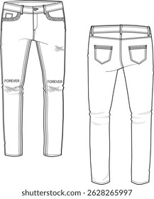 women's denim pants design. fashion models, fashion design and more