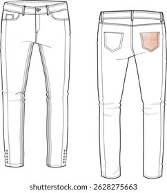 women's denim pants design. fashion models, fashion design and more