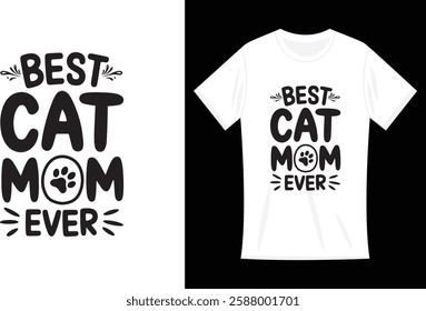 Womens Dog Mom and Cat Mom Funny T Shirts Cute Pet Tees for Women with Cats or Dogs Tshirt