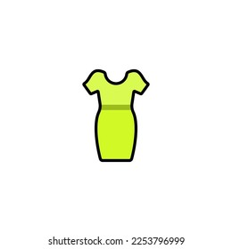 Women's Dress Icon vector design templates 