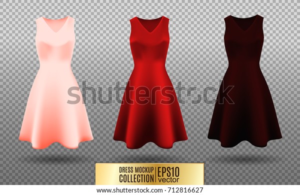 Download Womens Dress Mockup Collection Dress Medium Stock Vector ...
