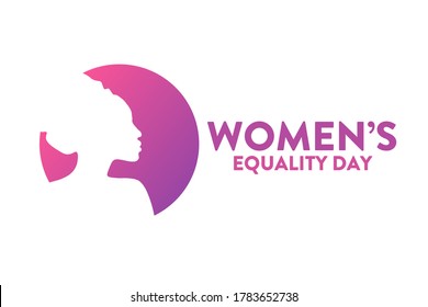 Women's Equality Day. August 26. Holiday concept. Template for background, banner, card, poster with text inscription. Vector EPS10 illustration