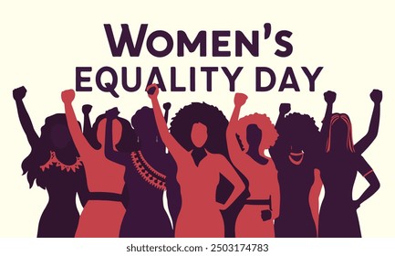 Women's Equality Day. August 26. Holiday concept. Template for background, banner, card