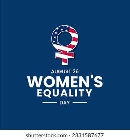 Women's Equality Day, background template Holiday concept