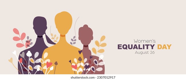 Women's Equality Day banner. August 26.