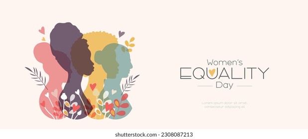 Women's Equality Day banner. Modern design.