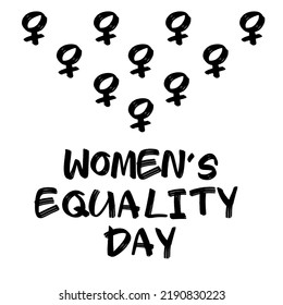 Womens equality day - Graffiti lettering