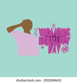 women's equality day motivation quotes inspirational design graphic for t-shirt print vector illustration