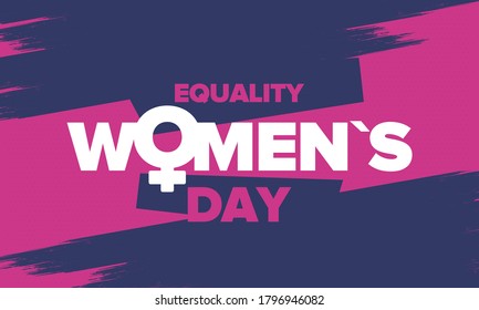 Womens Equality Day United States Female Stock Vector (Royalty Free ...