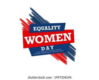 Women's Equality Day in United States, Female holiday, celebrated , Women right history month, Feminism concept, banner and background