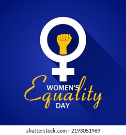 Women's equality day vector illustration. Suitable for Poster, Banners, campaign and greeting card.