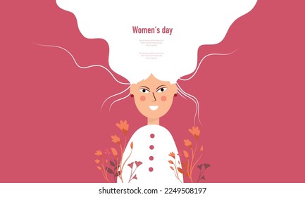 womens equality day vector illustration background for woman day event