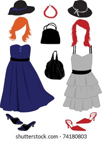 Women's fashion - clothes, hairstyles and accessories