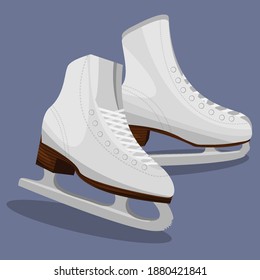 womens figure skates with brown sole