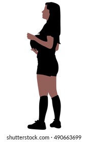women's football player