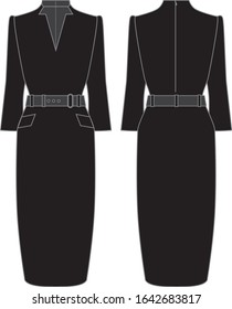 Women's Formal Dress Fashion Template