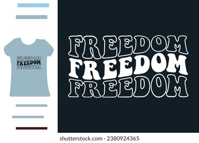 women's freedom t shirt design 