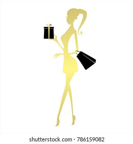 with women's gift
