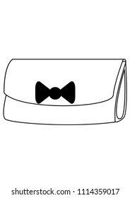 women's handbag fashion accessory vector template