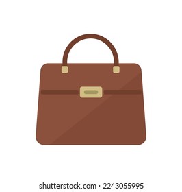 Women's handbag vector icon illustration