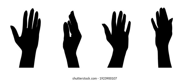 Women's hands. Vector stock illustration eps10. Isolate on white background