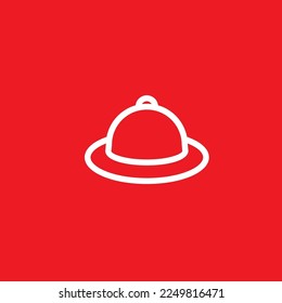 Women's hat icon. Graphic resource template, vector illustration.