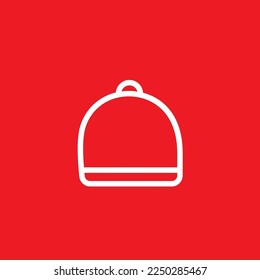 Women's hat icon. Graphic resource template, vector illustration.