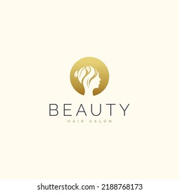 Womens Health Logo Female Face Leaves Stock Vector (Royalty Free ...