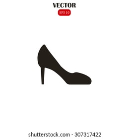 women's heels vector icon