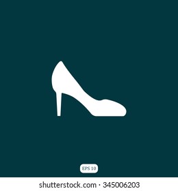 women's heels vector icon