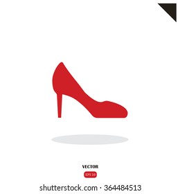 women's heels vector icon