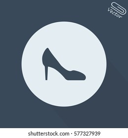 women's heels vector icon