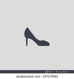 women's heels vector icon