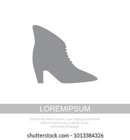 Women's high heel boots icon