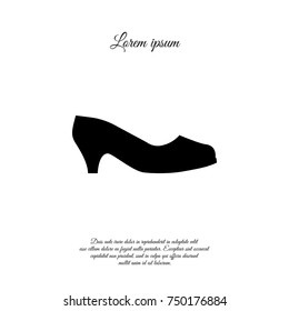 Women's high heel shoes icon