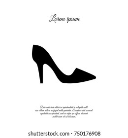 Women's high heel shoes icon