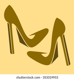 Women's high-heeled shoes