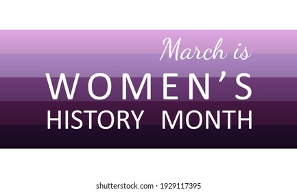 Women's History Month - Background, Card, Poster 