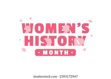 Womens History Month Design For International Moment