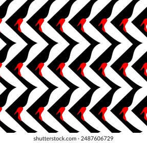 Women's legs pattern seamless. Cabaret feet background