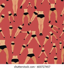 women's legs patterns women vector